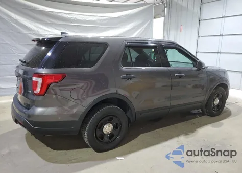 2018 Ford Explorer Police Interceptor z USA, uszkodzony, nr VIN 1FM5K8AR2JGC56401
